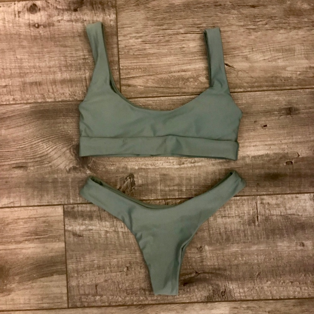 Olive Green Suit